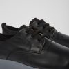 Men CamperLab Casual Shoes | Men'S Black Shoes With Laces