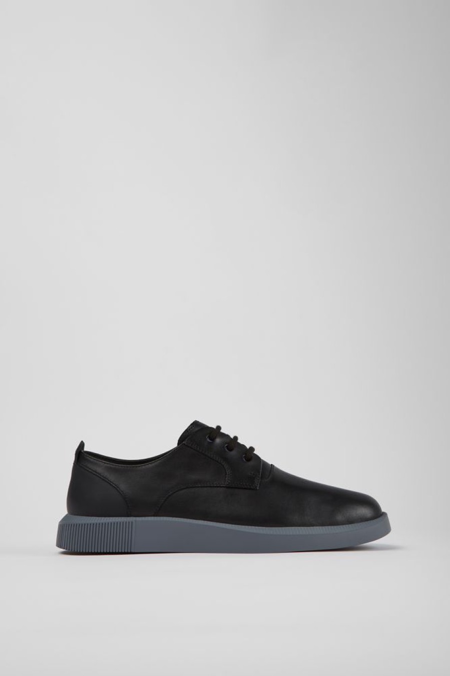 Men CamperLab Casual Shoes | Men'S Black Shoes With Laces