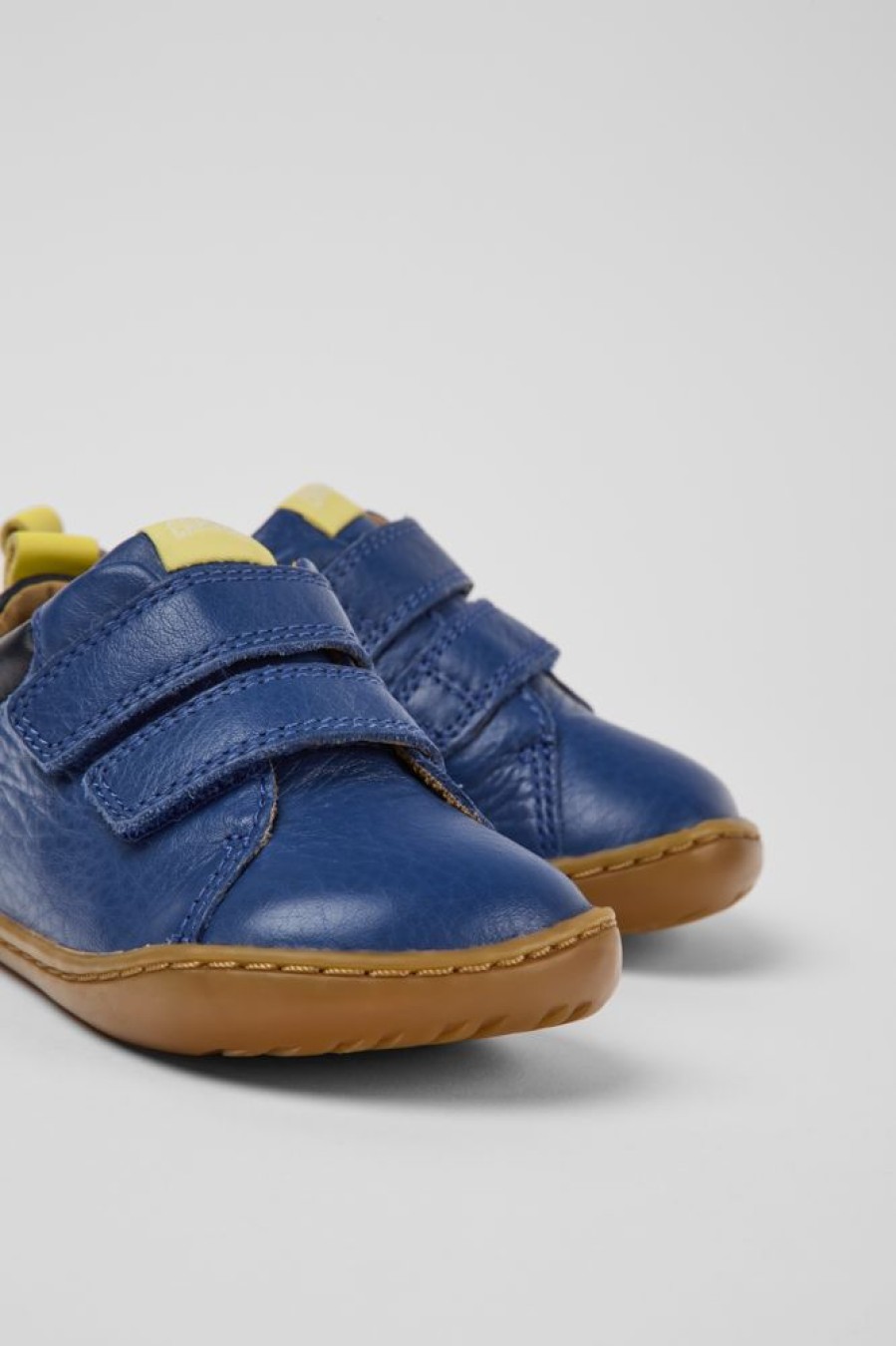 Kids CamperLab Sneakers | Blue Leather Shoes For Kids