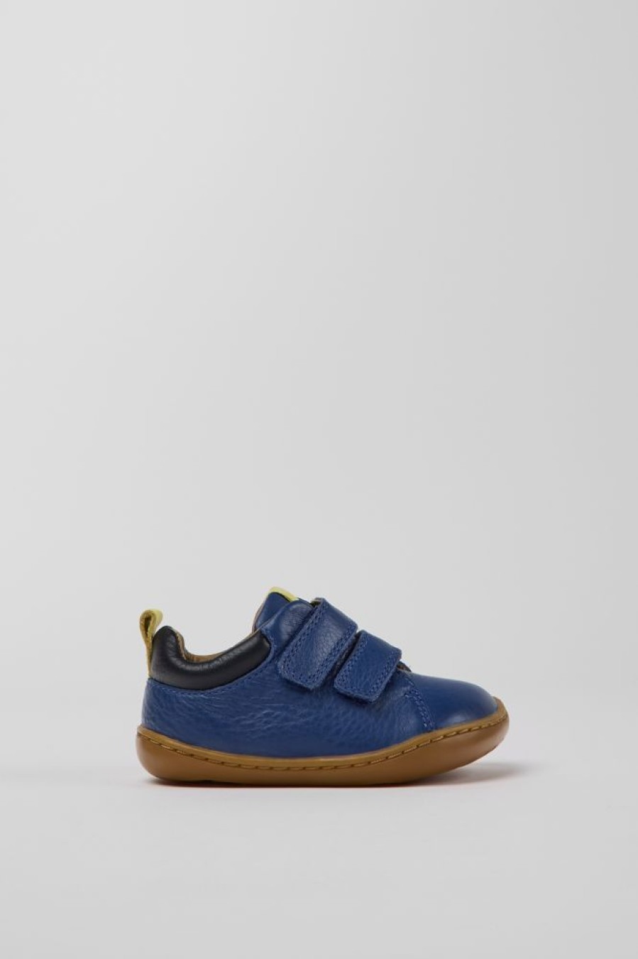 Kids CamperLab Sneakers | Blue Leather Shoes For Kids