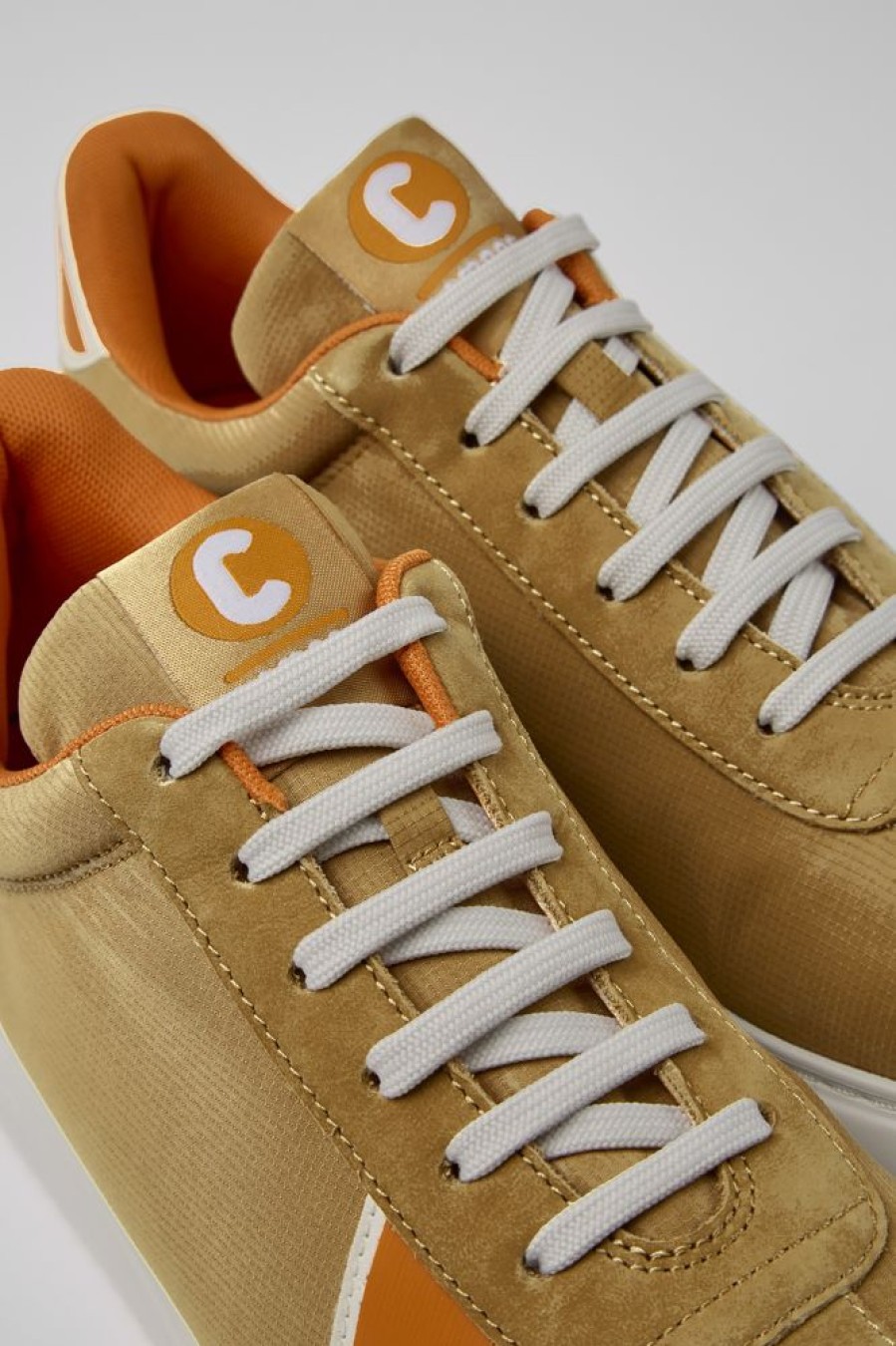 Men CamperLab Sneakers | Brown, Orange, And Beige Sneakers For Men