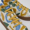 Kids CamperLab Sneakers | Multi-Colored Leather And Textile Boots