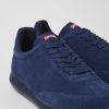 Men CamperLab Sneakers | Blue Nubuck Sneakers For Men