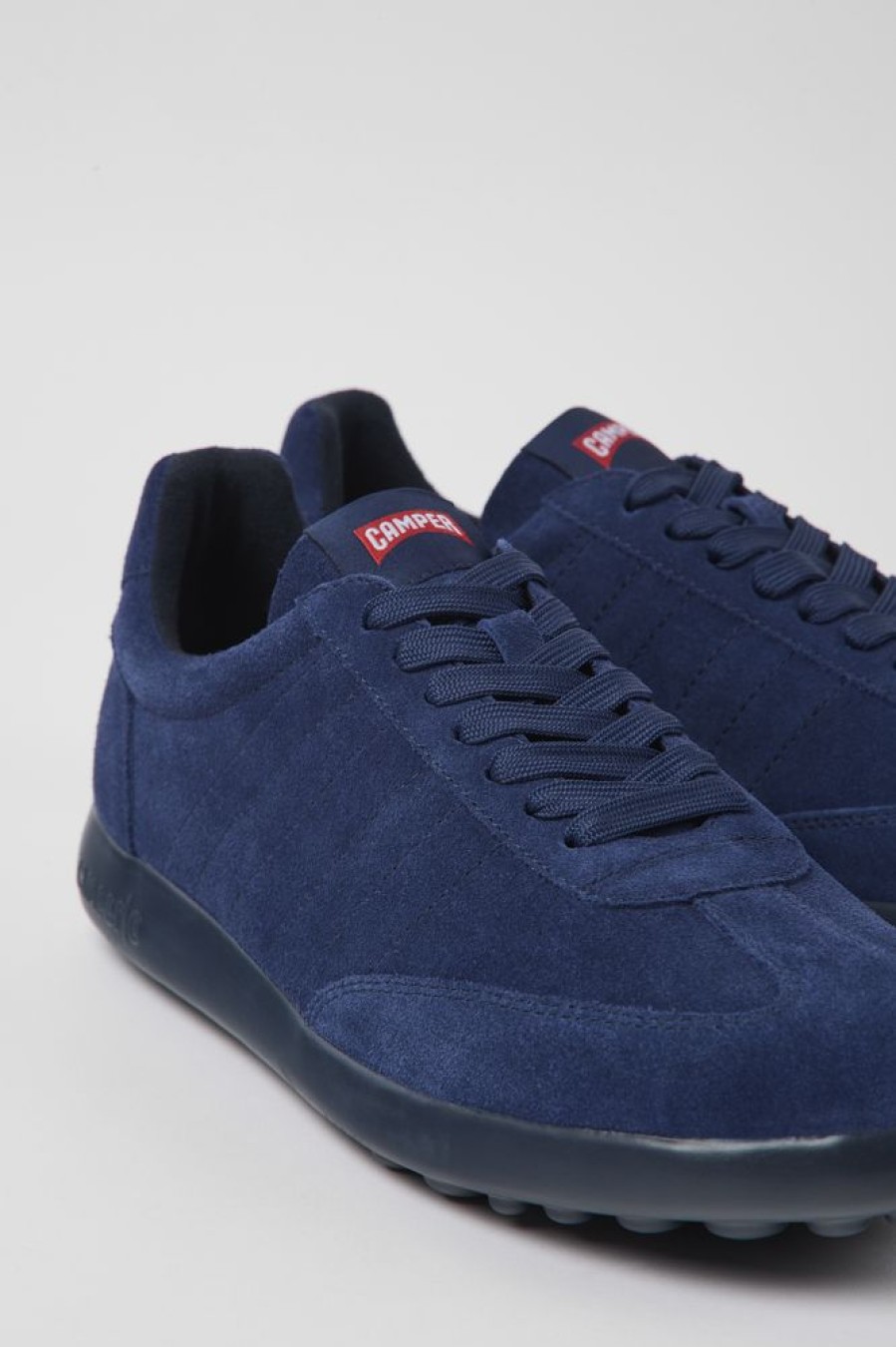 Men CamperLab Sneakers | Blue Nubuck Sneakers For Men