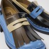 Women CamperLab Formal Shoes | Multicolored Leather Loafers For Women