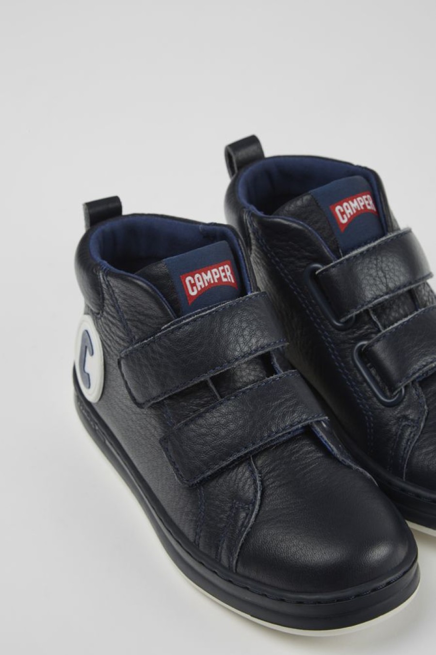 Kids CamperLab Sneakers | Dark Blue Leather Sneakers