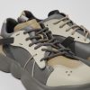 Women CamperLab Sneakers | Multicolored Leather And Textile Sneakers For Women