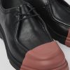 Men CamperLab Formal Shoes | Black Leather Wallabee For Men