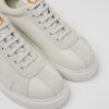 Women CamperLab Sneakers | White Non-Dyed Leather Sneakers For Women