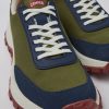 Men CamperLab Sneakers | Green Textile/Nubuck Sneaker For Men