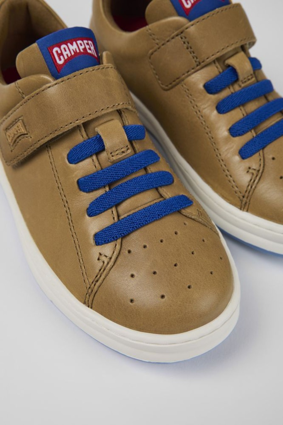 Kids CamperLab Sneakers | Brown Leather Sneaker