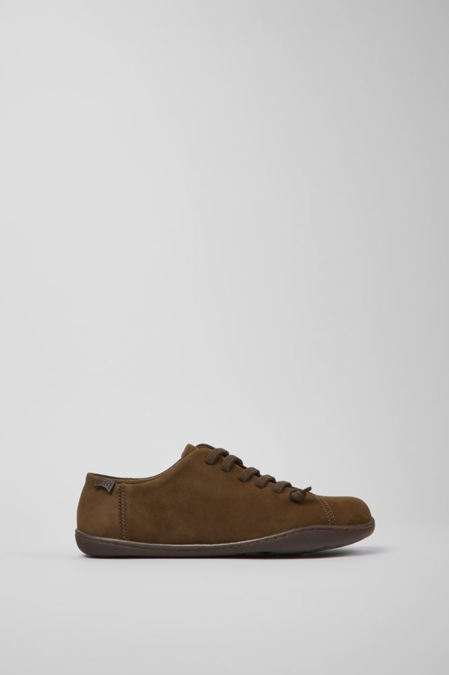 Women CamperLab Casual Shoes | Brown Nubuck Shoes For Women