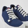 Men CamperLab Sneakers | Blue Textile Sneakers For Men