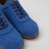 Women CamperLab Casual Shoes | Blue Wool And Viscose Sneakers