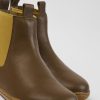 Kids CamperLab Boots | Brown Leather Ankle Boots For Kids