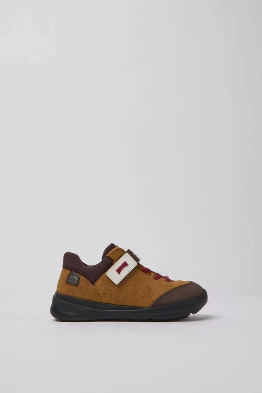 Kids CamperLab Sneakers | Brown Textile And Nubuck Sneakers