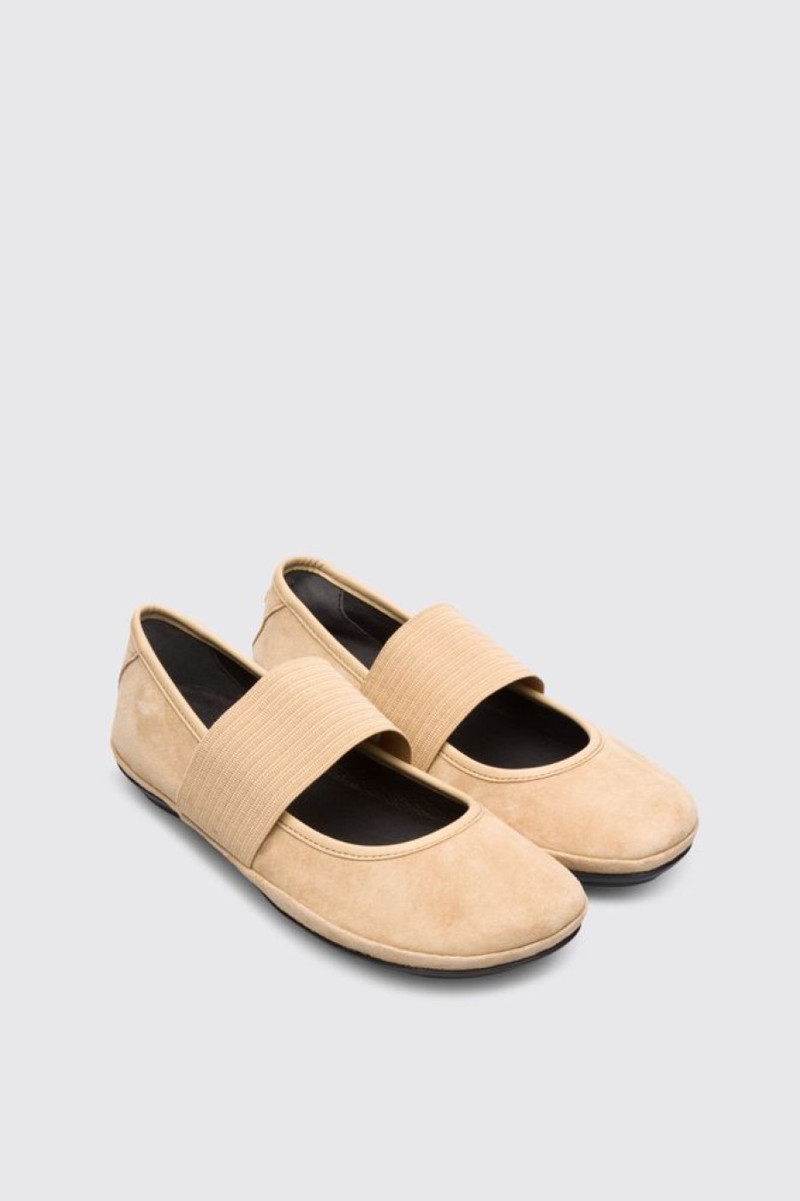 Women CamperLab Formal Shoes | Beige Ballerina For Women