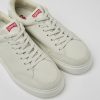 Women CamperLab Sneakers | White Non-Dyed Leather Sneakers For Women