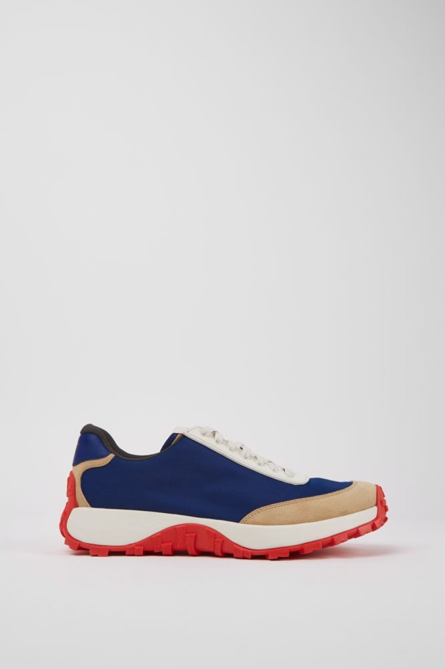 Men CamperLab Sneakers | Multicolored Textile And Nubuck Sneakers For Men