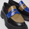 Women CamperLab Formal Shoes | Multicolored Leather Loafer For Women