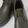 Men CamperLab Formal Shoes | Green Leather Shoes For Men