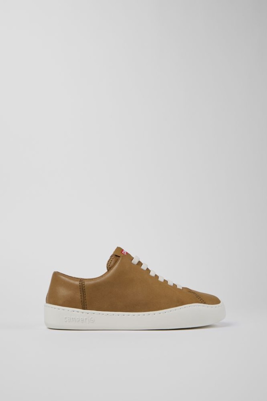 Women CamperLab Sneakers | Brown Leather Sneaker For Women