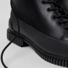 Men CamperLab Formal Shoes | Smart Black Lace Up Boot For Men