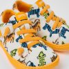 Kids CamperLab Hook And Loop | Multicolored Textile And Leather Shoes For Kids