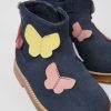 Kids CamperLab Boots | Multi-Colored Nubuck And Leather Boots