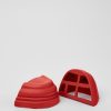 Women CamperLab Junction Toe Caps | Red Synthetic Boot Cap