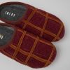 Women CamperLab Slippers | Burgundy Wool Women'S Slippers