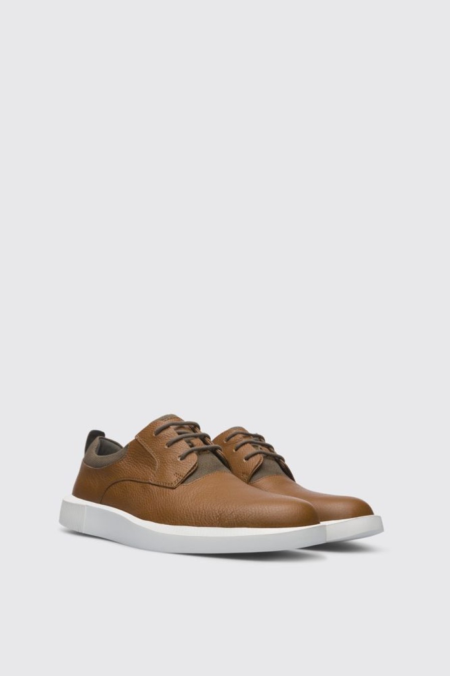 Men CamperLab Formal Shoes | Light Brown Shoe For Men