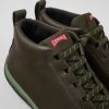 Women CamperLab Ankle Boots | Green Leather Sneakers For Women