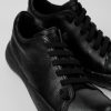 Men CamperLab Casual Shoes | Black Leather Sneakers For Men