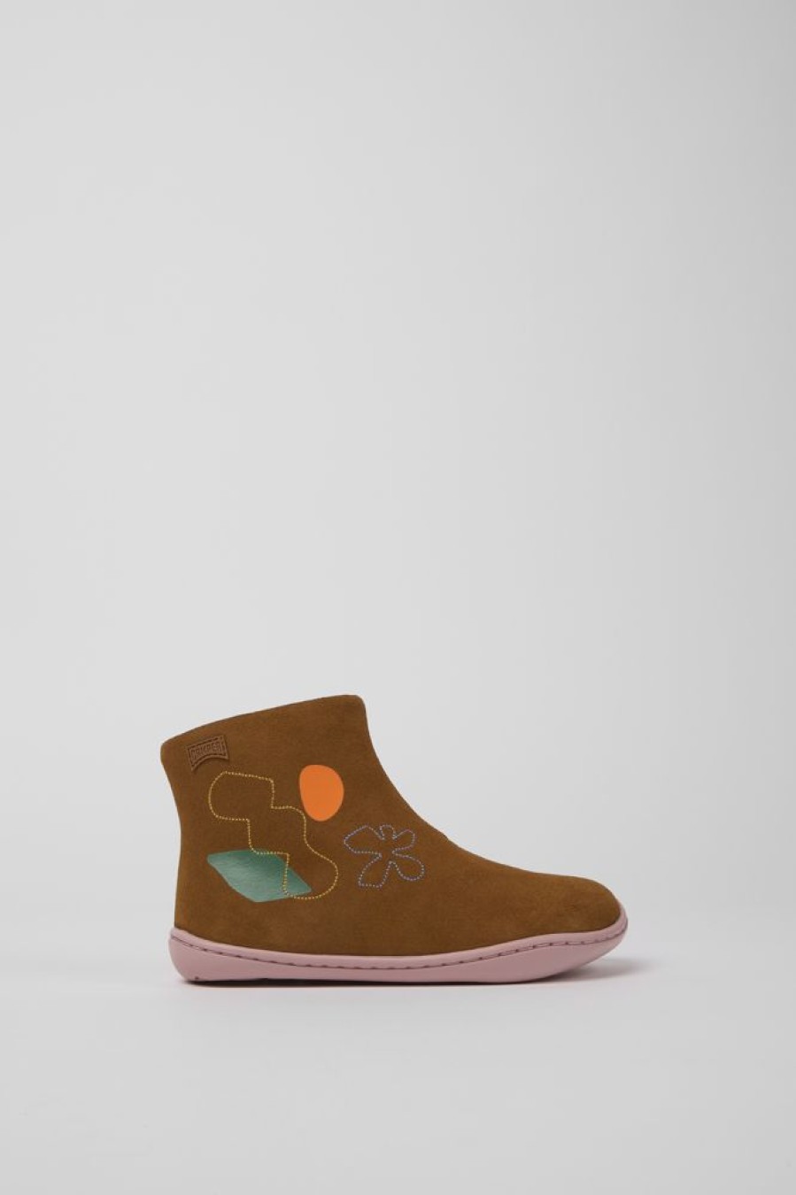 Kids CamperLab Boots | Multicolored Nubuck Boots