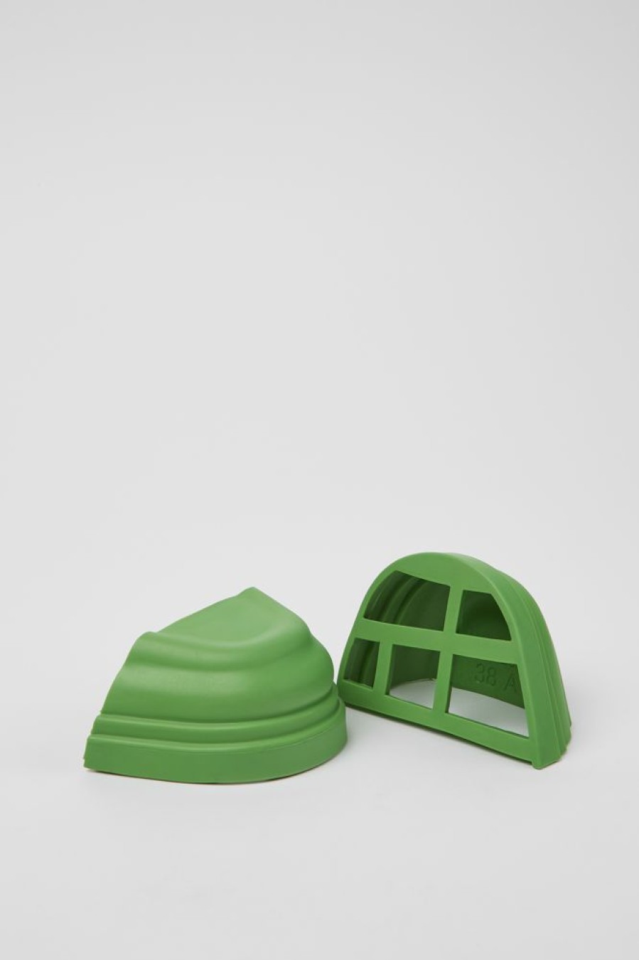 Women CamperLab Junction Toe Caps | Green Synthetic Boot Cap