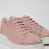 Women CamperLab Sneakers | Pink Leather Sneakers For Women