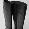 Women CamperLab Boots | Black Leather And Textile High Boots For Women