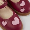 Kids CamperLab Ballerinas | Pink Leather Shoes