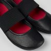 Women CamperLab Flat Shoes | Black Ballerinas For Women