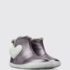 Kids CamperLab Boots | Silver Ankle Boot For Girls