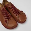 Women CamperLab Casual Shoes | Brown Leather Shoes For Women