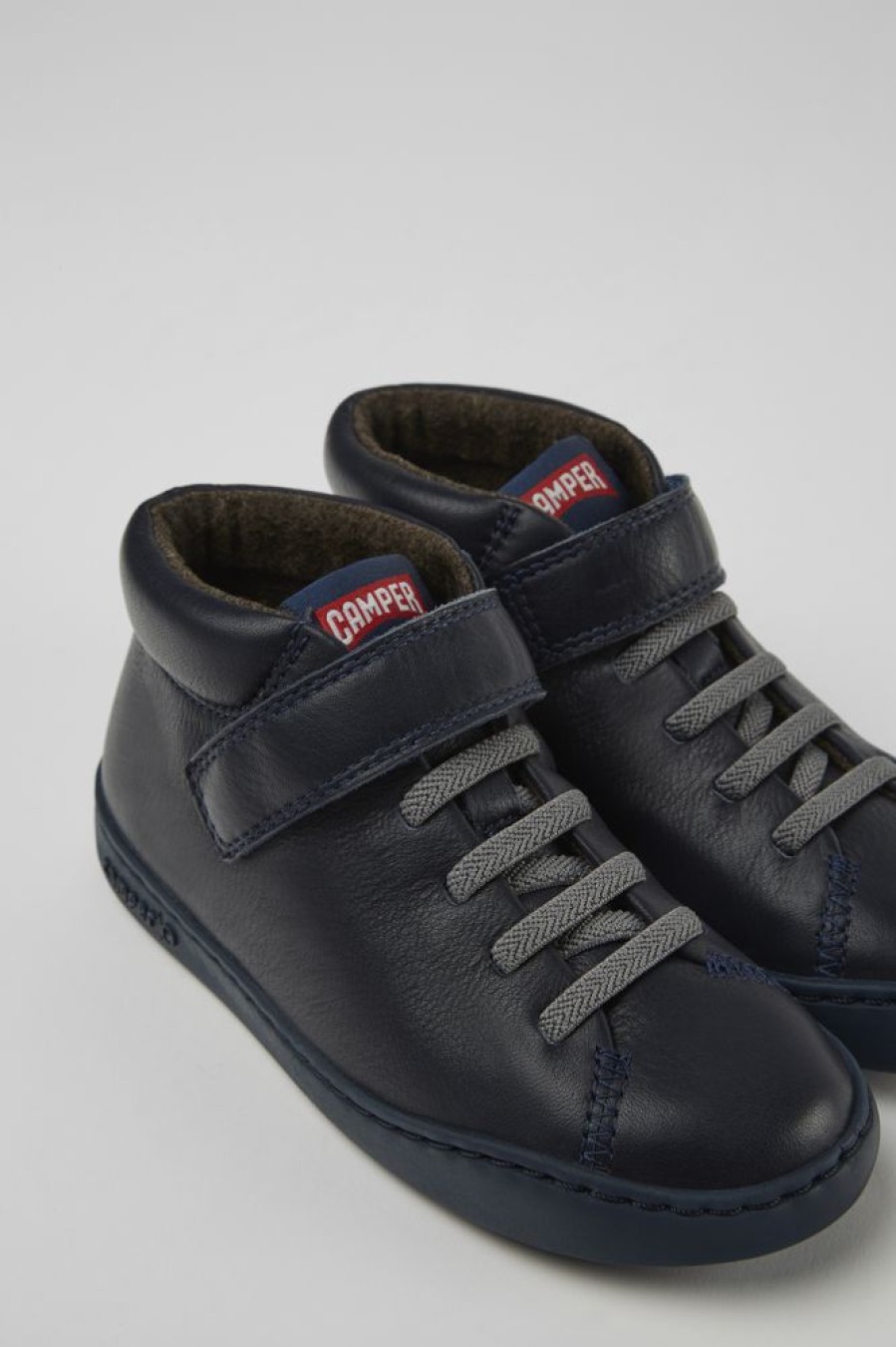 Kids CamperLab Sneakers | Dark Blue Leather Sneakers