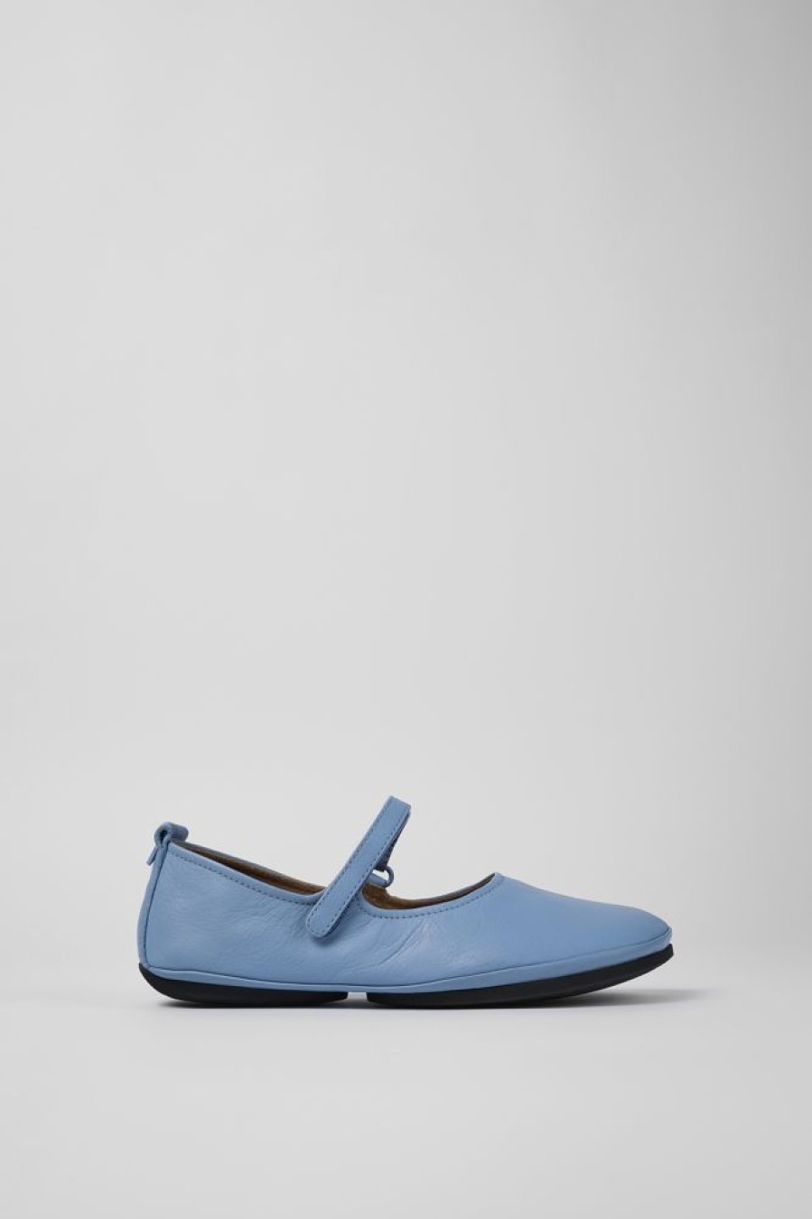 Women CamperLab Ballerinas | Blue Leather Mary Jane For Women