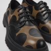 Men CamperLab Formal Shoes | Black And Brown Leather Shoes For Men