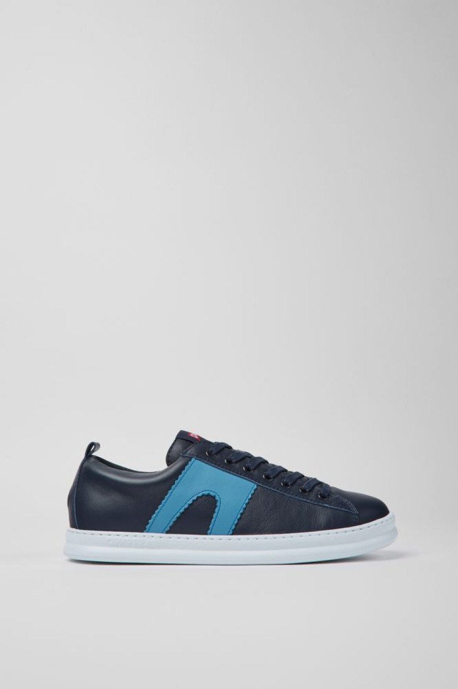 Men CamperLab Sneakers | Blue Leather Sneakers For Men