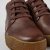 Men CamperLab Casual Shoes | Brown Leather Shoes For Men