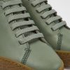 Women CamperLab Casual Shoes | Green Leather Shoes For Women