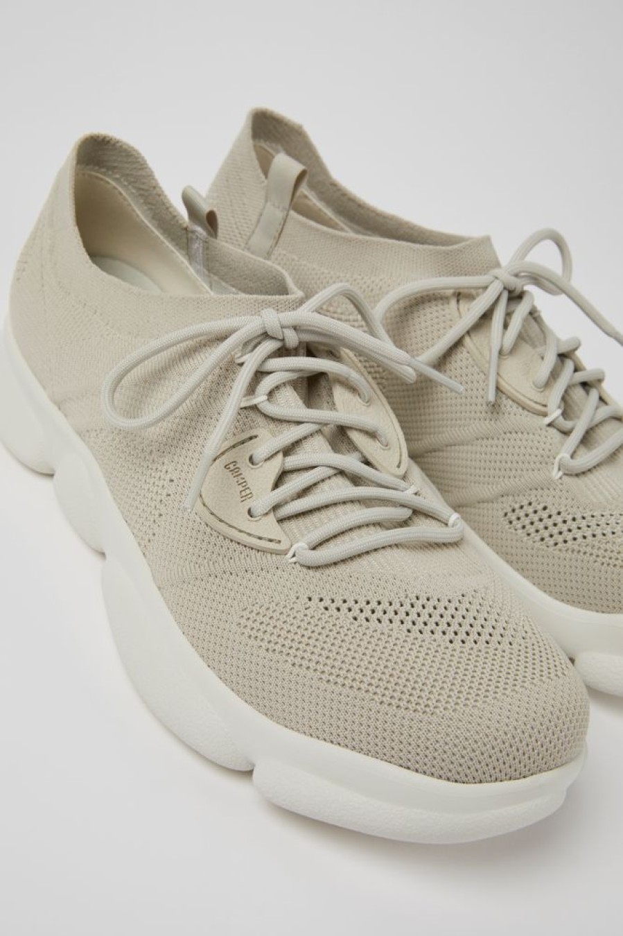 Men CamperLab Sneakers | Gray Textile Sneakers For Men