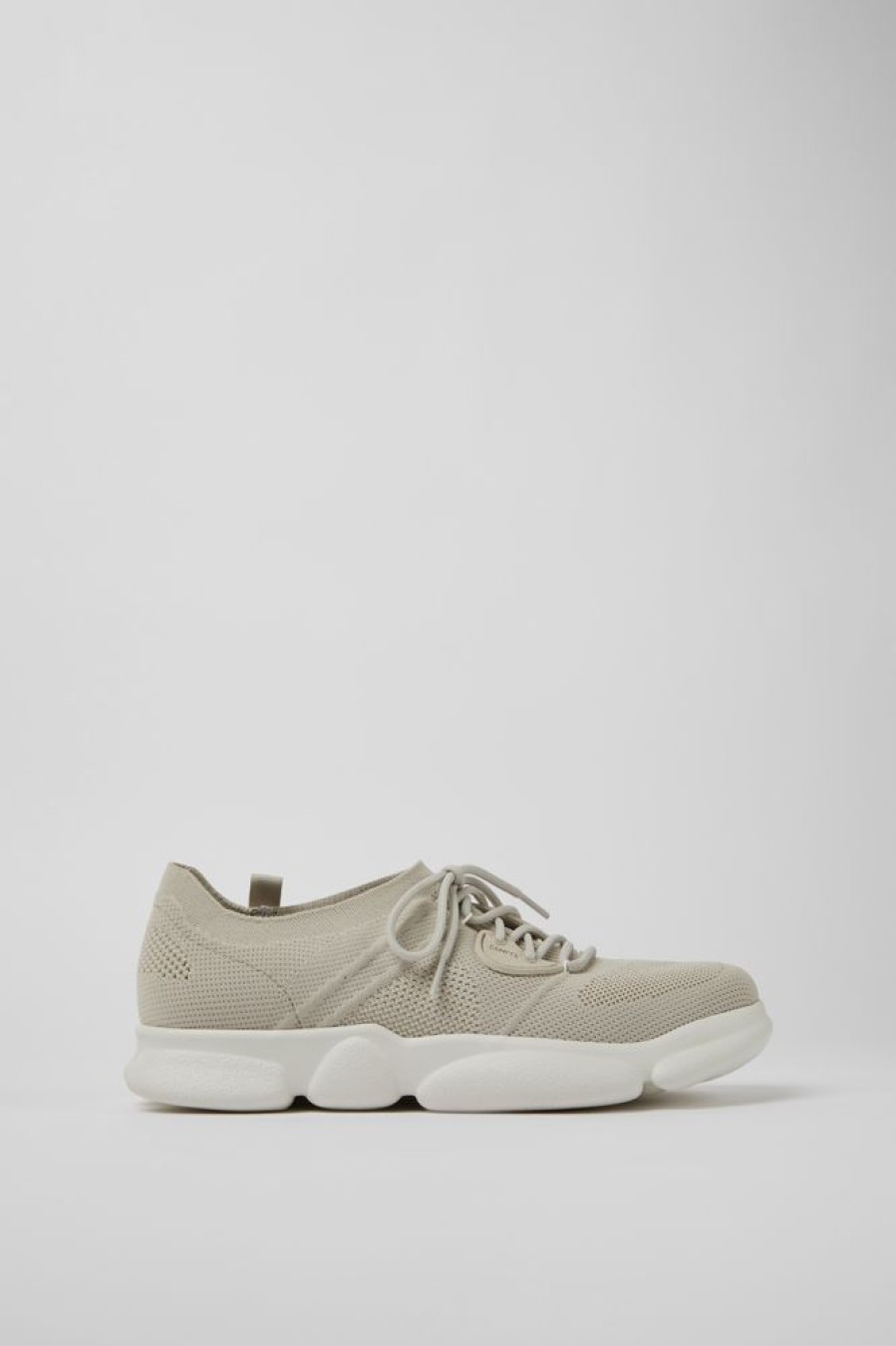 Men CamperLab Sneakers | Gray Textile Sneakers For Men